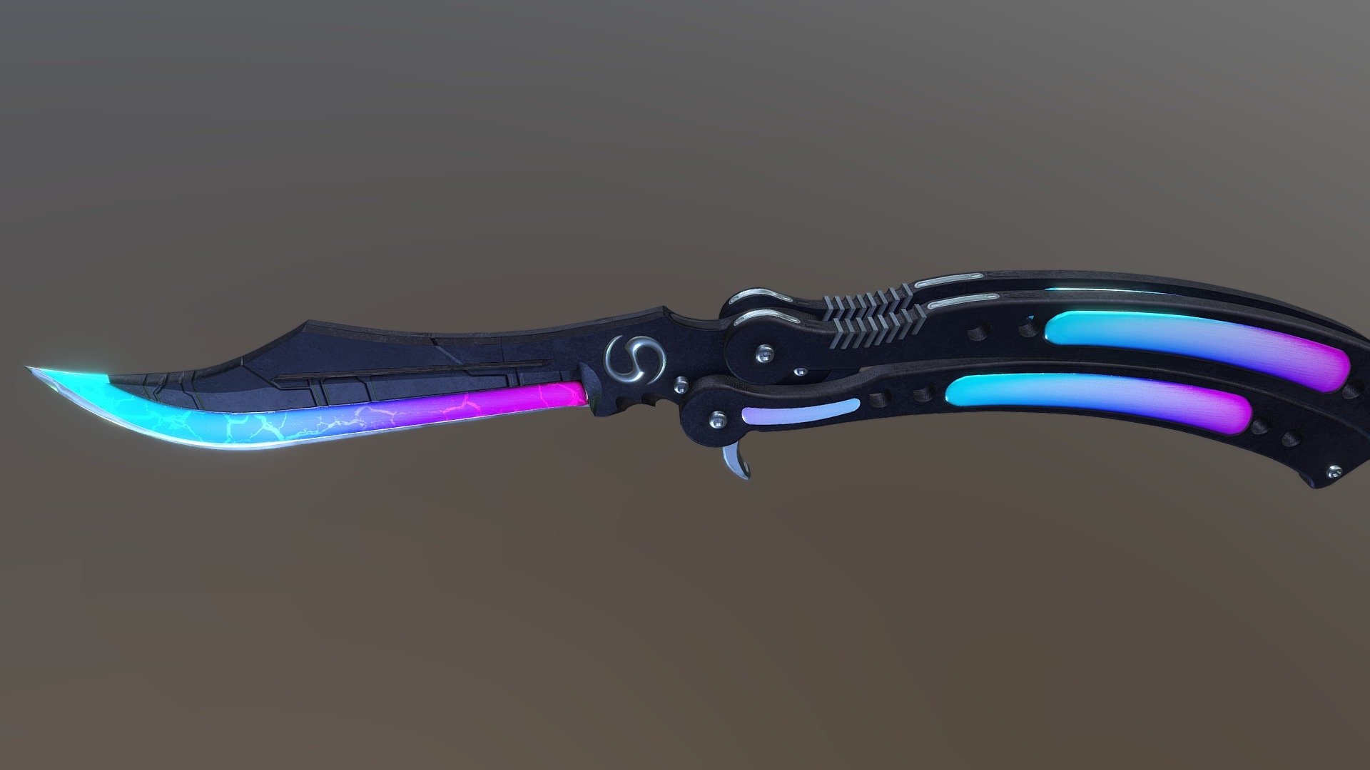 Butterfly Knife | Neo Assassin - 3D model by KeramDesign 3d model