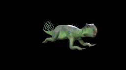 Psittacosaurus 嬰鵡嘴龍 creature, animal, dinosaur