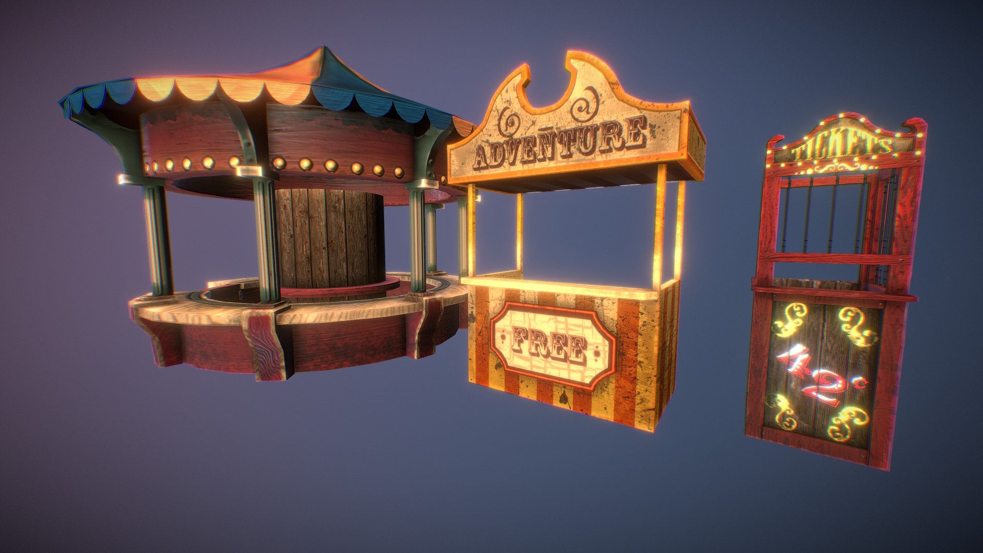 Horror circus tray - Horror circus tray - 3D model by Dmitriy Dryzhak (@arvart.lit) 3d model
