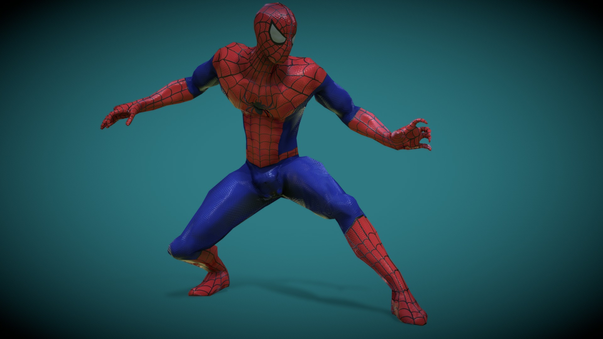 Spiderman animation test - SPIDERMAN - 3D model by Miguel Valverde (@miguelvalverde) 3d model