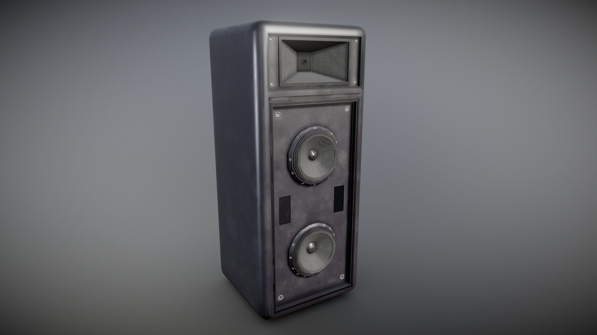 A simple dirty speaker, useful prop in any sort of enviroment.  

As usual PBR 4K textures.  

Get in touch if you have any requests 3d model