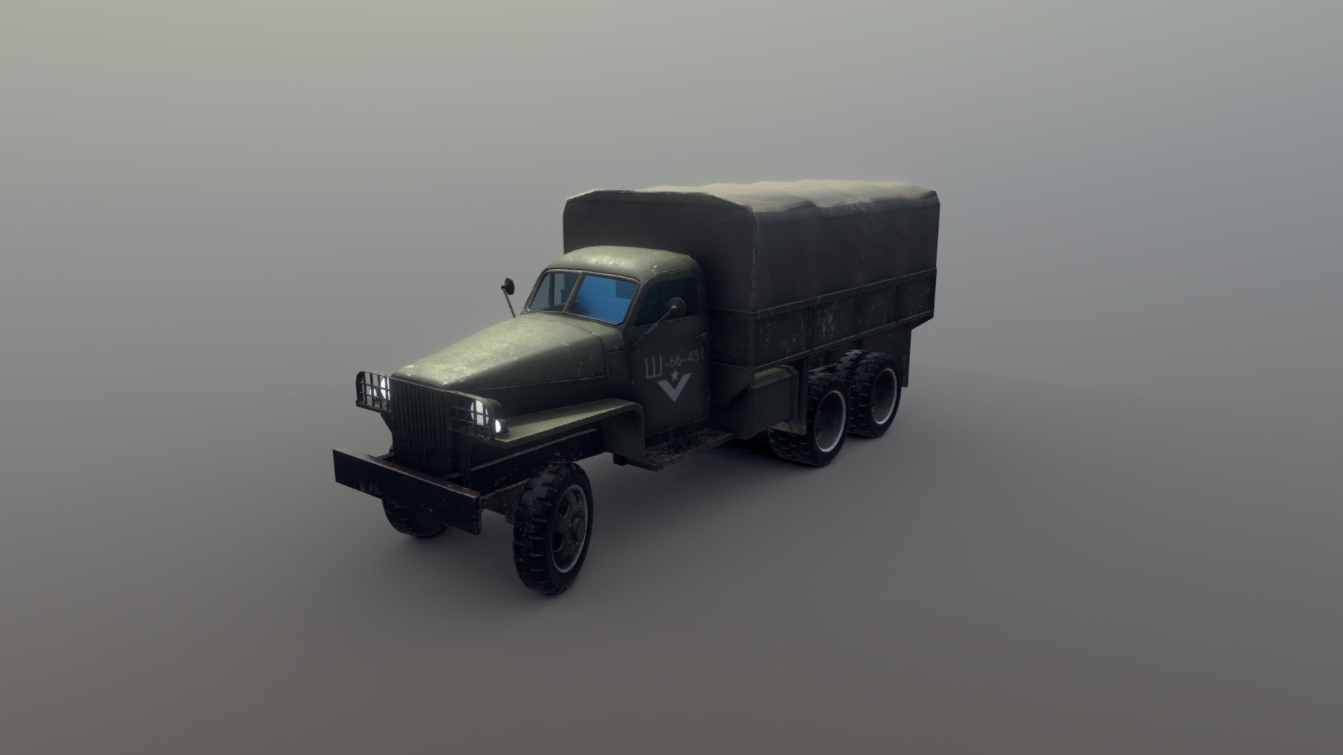 a truck of world war 2 period
tris: 59,053/faces: 31.866 - Studebaker US6 - 3D model by TedwinK.66 3d model
