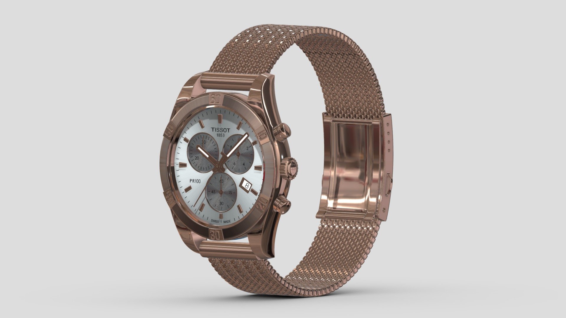 Hi, I'm Frezzy. I am leader of Cgivn studio. We are a team of talented artists working together since 2013.
If you want hire me to do 3d model please touch me at:cgivn.studio Thanks you! - Tissot PR 100 Sport Chic Strap 2 - Buy Royalty Free 3D model by Frezzy3D 3d model