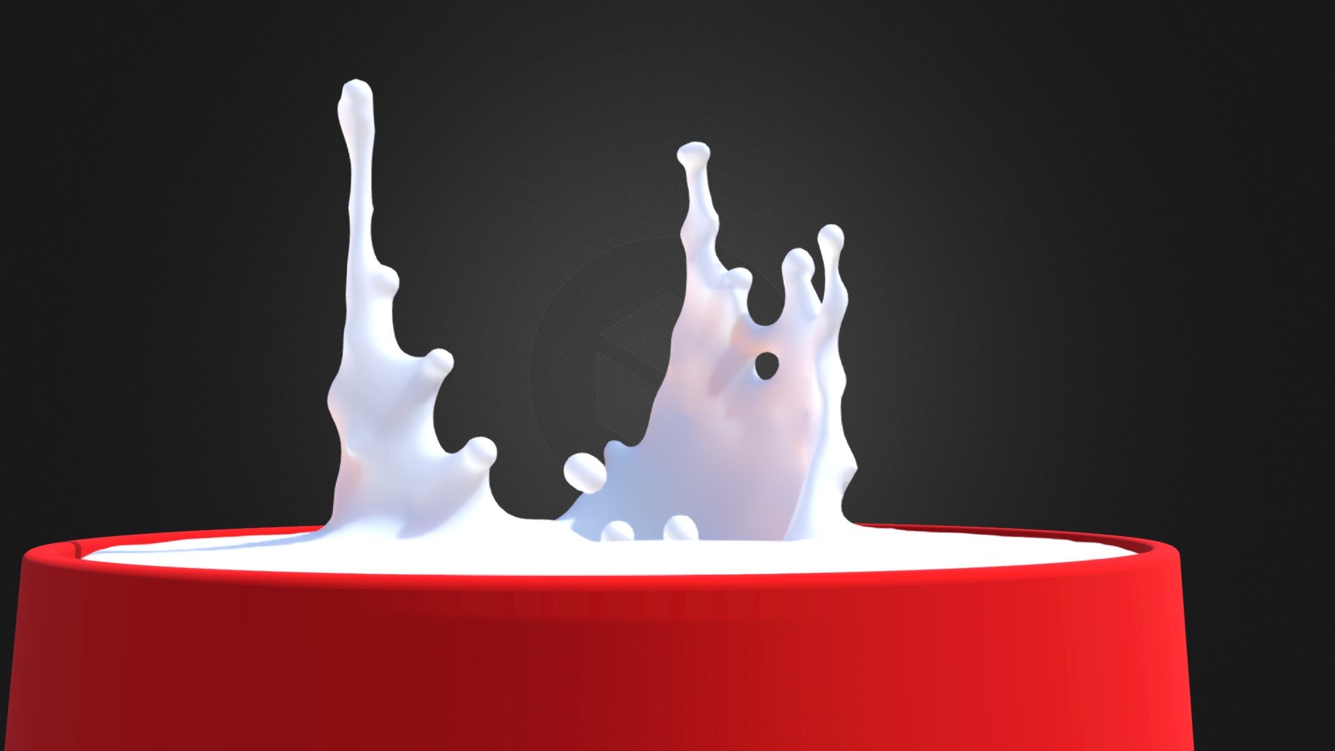 Waterdrop simulation - Spalsh waterdrop liquid Simulation - Buy Royalty Free 3D model by Franko (@franko89) 3d model