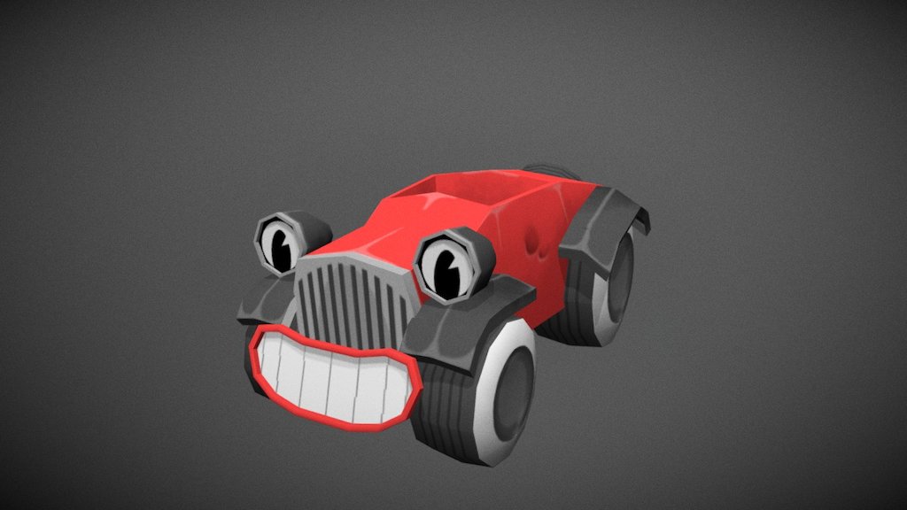 Cuphead Inspired 

Low poly/ low texture resolution assignment 

Aiming for model under 1k tris 
 - Vintage Cartoon Car - 3D model by notadam 3d model