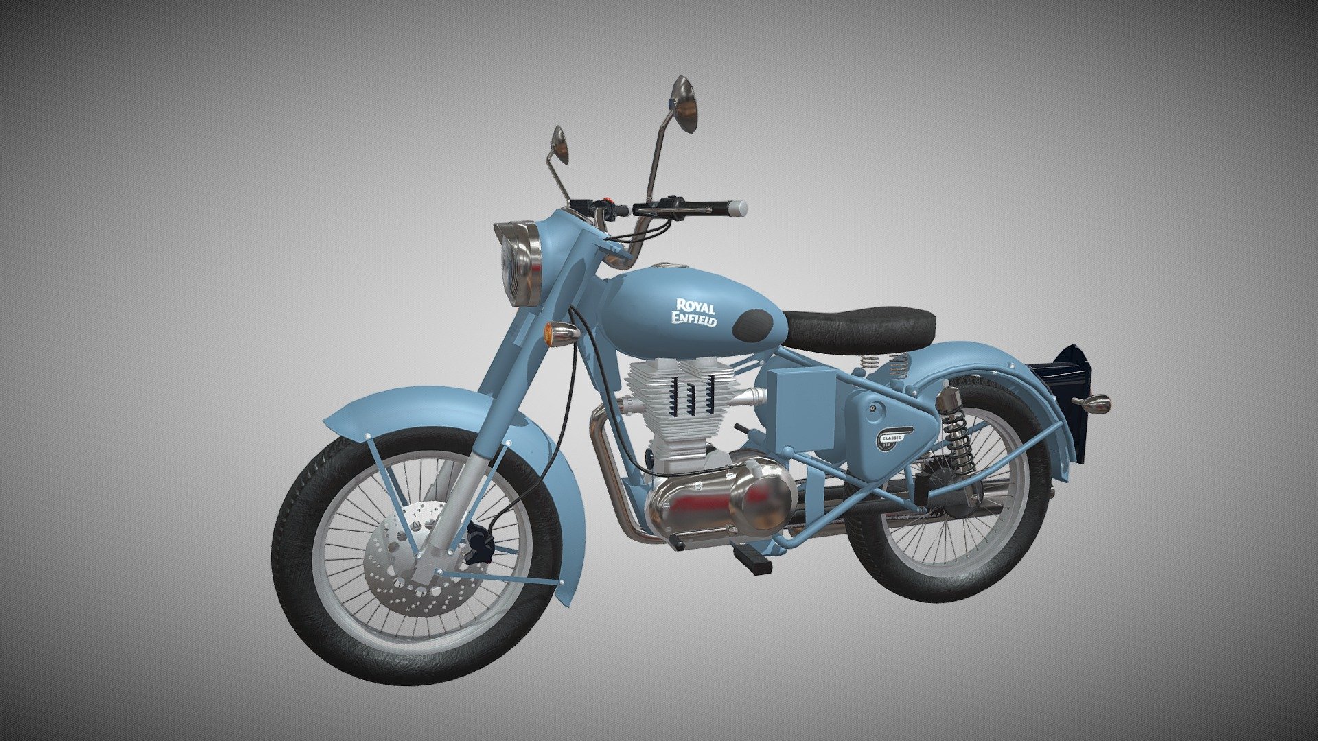 I Decided to play around with doing something in a completely different style.
I am super happy to show you my latest game ready Royal Enfield Classic 350 model that I made.
Hope you like it! - Royal Enfield Classic 350 - Buy Royalty Free 3D model by Bhavik_Suthar 3d model