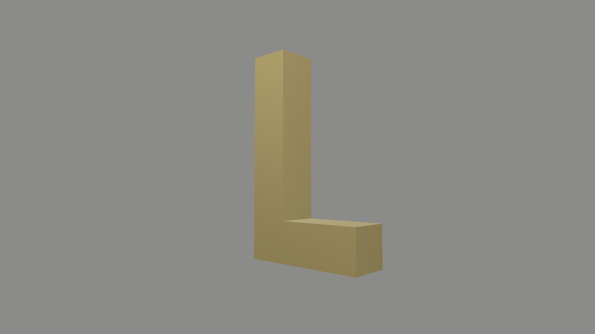 Created for Tech Lessons 4U.  Visit techlessons4u.com - Letter L - Download Free 3D model by Keith.Pearey 3d model