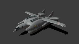 Bartini Beriev VVA-14 M3 airplane, soviet, russian, aircraft, jet, warplane, bartini, beriev, military