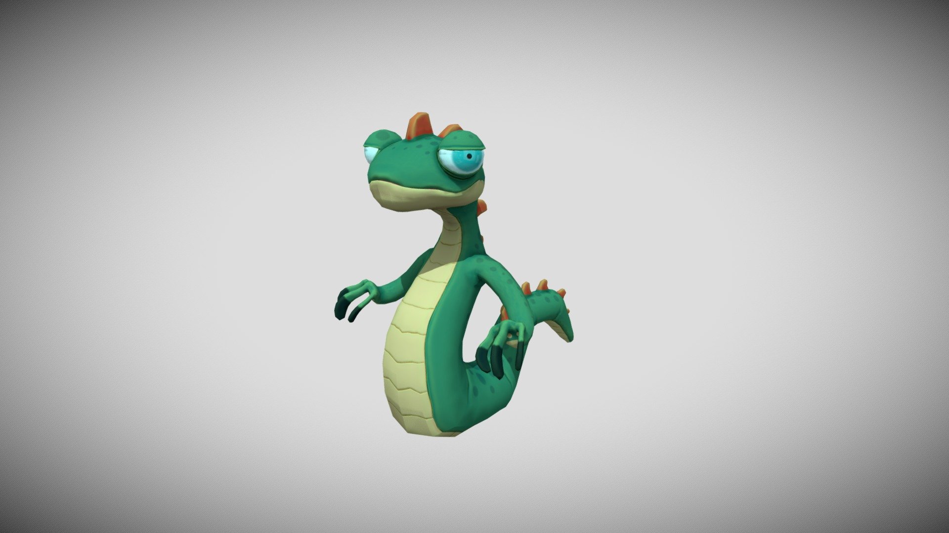 This Lizard was made in ZBrush and rigged in Blender. It was made to work on all the most known game engines.

4K Textures:




Albedo

Mixed Ambient Occlusion

Normal Map

This model was created in a way that it is easy to make changes at your wish. Got any question or suggestion? Send us a message or leave a coment 3d model