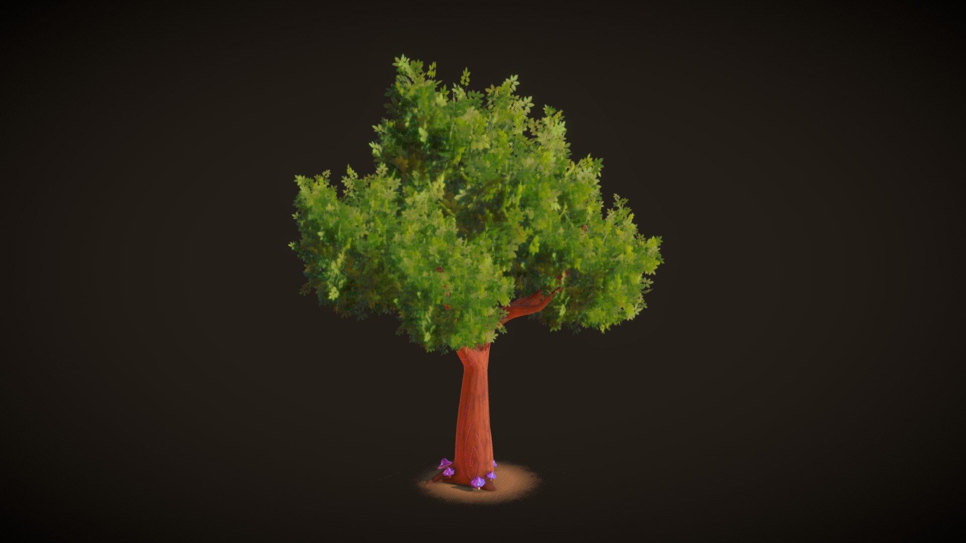 Low poly Tree. Low I used Zbrush, 3dsMax , Topogun, UV layout, Substance painter 3d model