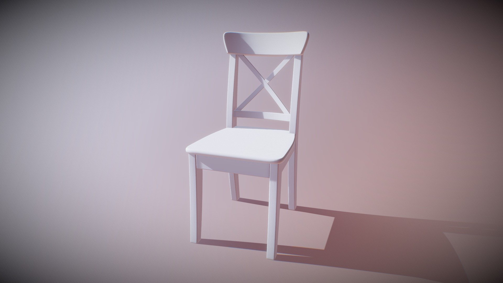 Ingolf Chair from IKEA.
The textures were made in Substance painter 3d model