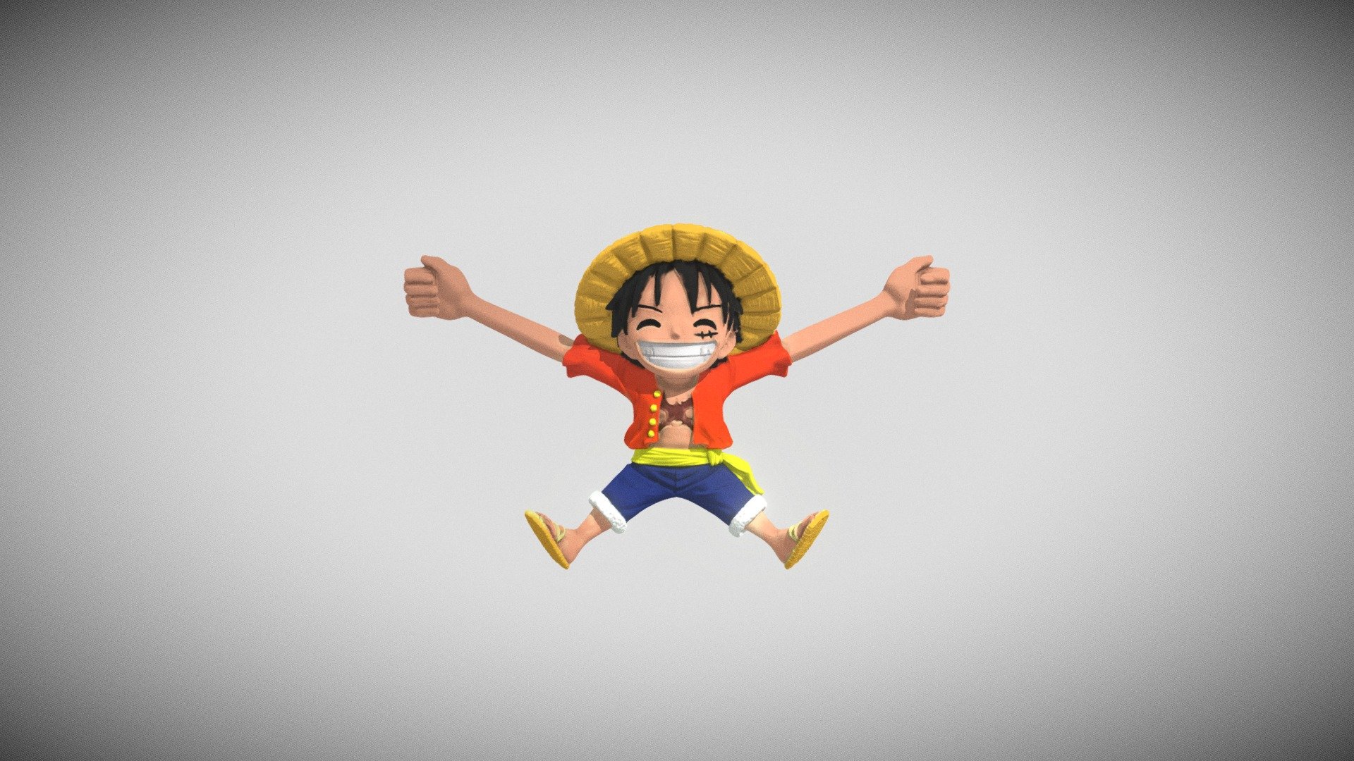 Textured Luffy for 3D color printing

Served as mask strap holder

Printed Sample: https://www.instagram.com/p/CEoiazggnDR/ - Luffy - Buy Royalty Free 3D model by Marco.Chow 3d model