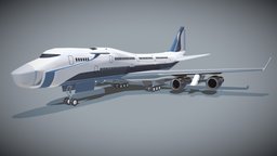 Futuristic commercial jet concept