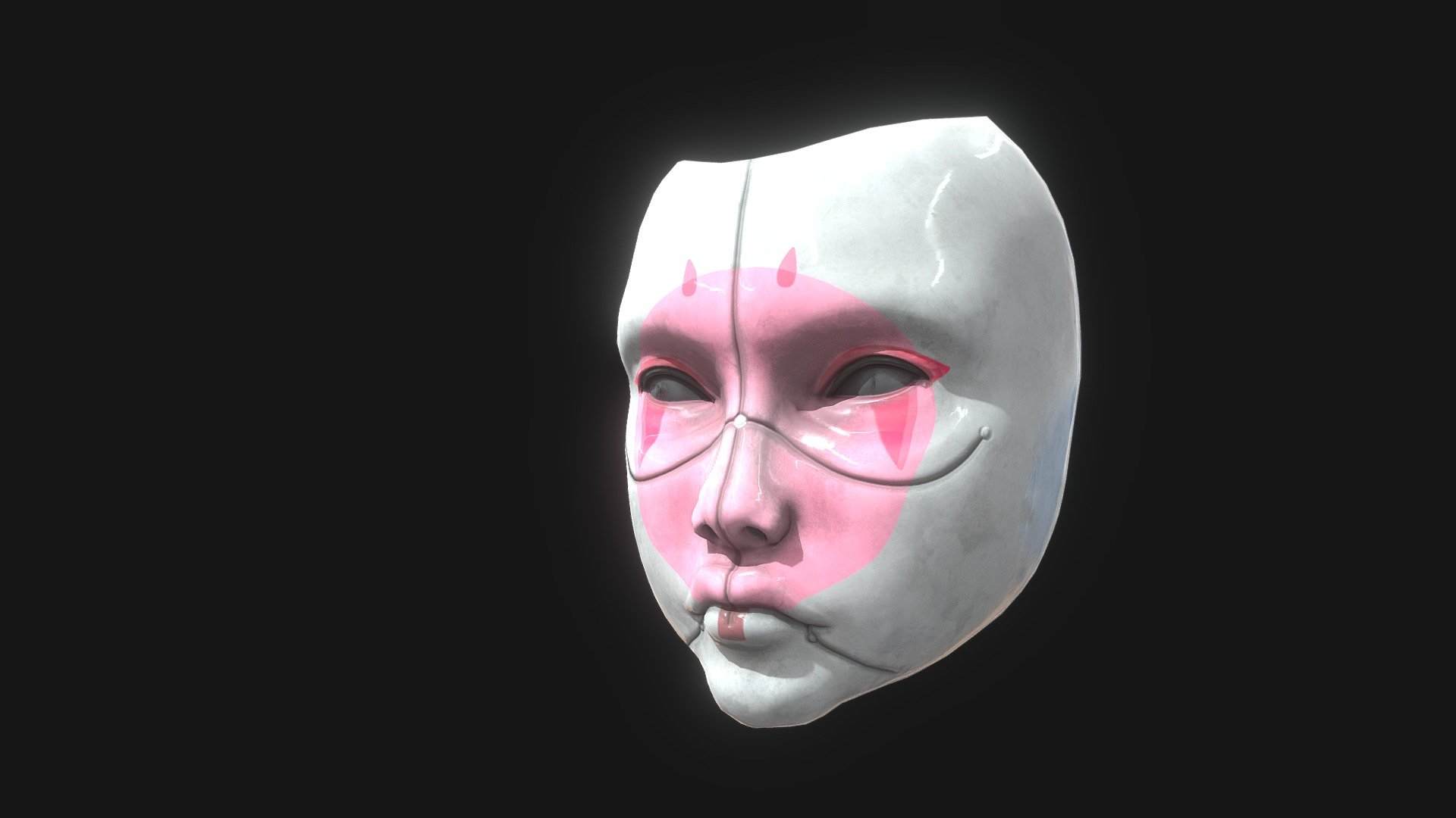A stern Geisha Mask!

Designed for games in Low-poly PBR including Albedo, Normal, Metallic, AO, and Roughness 2K textures.

This model from Ferocious Industries can be found in 3 different material skins, and this one uses the ‘Dusty’ texture set.

3972 Triangles 3d model