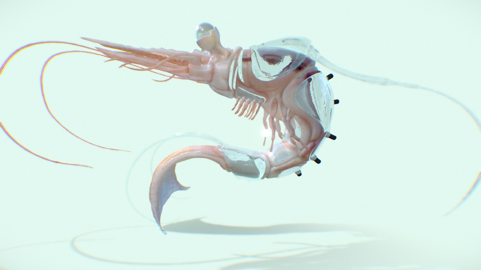 Xenomorph shrimp. A special seafood for all lovers of new diseases..
Not really a new gen, it's just using plastics as armor 3d model