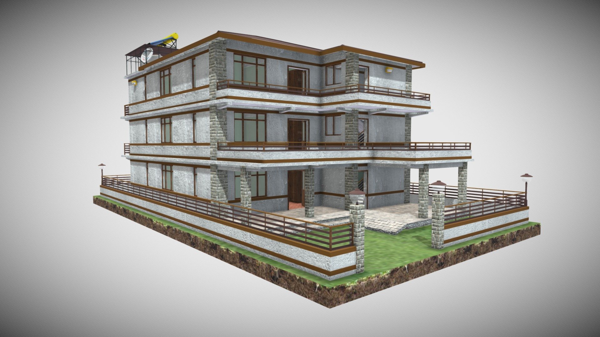 All in One Material 8k - Residence - Buy Royalty Free 3D model by Francesco Coldesina (@topfrank2013) 3d model