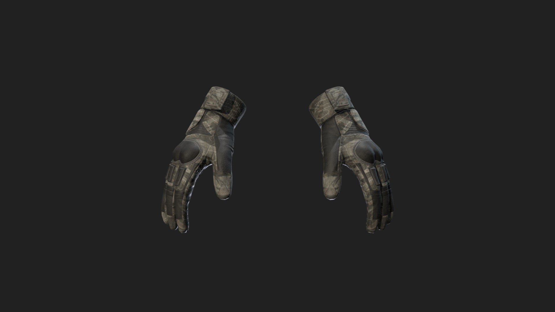 Uploaded for Skin-Tracker.com - PUBG - Untitled Gloves - 3D model by Skin-Tracker (@stairwave) 3d model