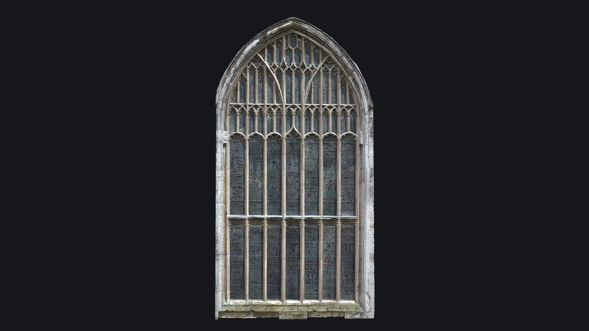 This is a scanned window of a both Normal and Gothic style medieval church building.
The assets are highly detailed and can be used for creating low-poly versions, cuted to fit a building of yours or even be baked as texture.

4K Textures
- Albedo 
- Normal 
- Reoughtness 
- Ambient Occlusion - Gothic Style Medieval Church Window v.2 - Buy Royalty Free 3D model by CGScan (@cg-scan) 3d model