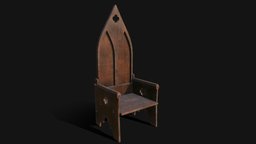 Gothic Medieval Chair 