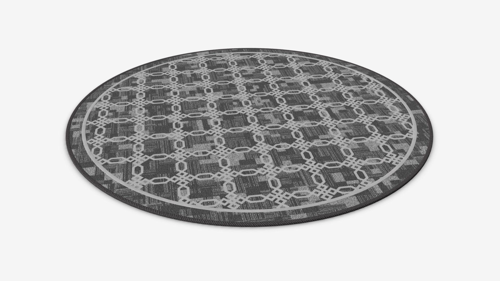 Round Patterned Bath Mat - Buy Royalty Free 3D model by HQ3DMOD (@AivisAstics) 3d model