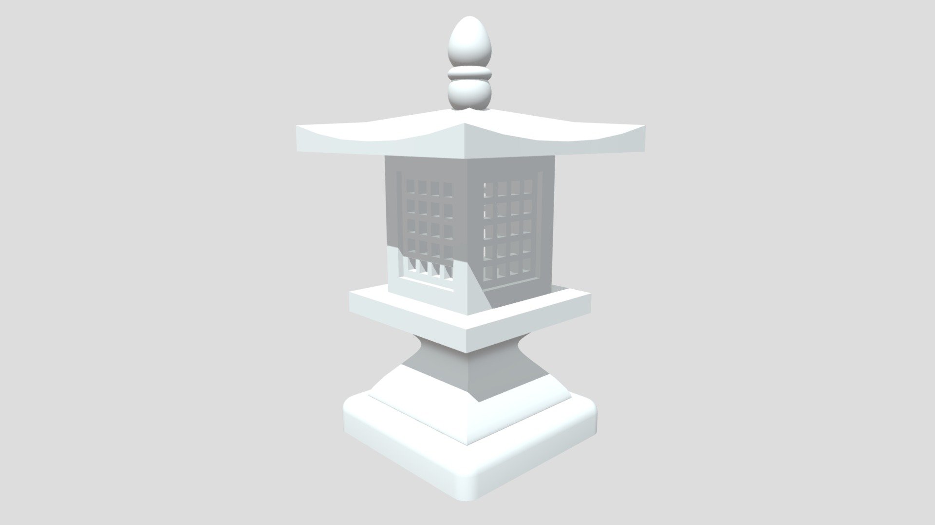 -Asian Stone Lantern.

-This product contains 1 object.

-Total vert: 4,474 , poly: 4,593.

-Materials and objects have the correct names.

-This product was created in Blender 3.0.

-Formats: blend, fbx, obj, c4d, dae, abc, stl, glb, unity.

-We hope you enjoy this model.

-Thank you 3d model