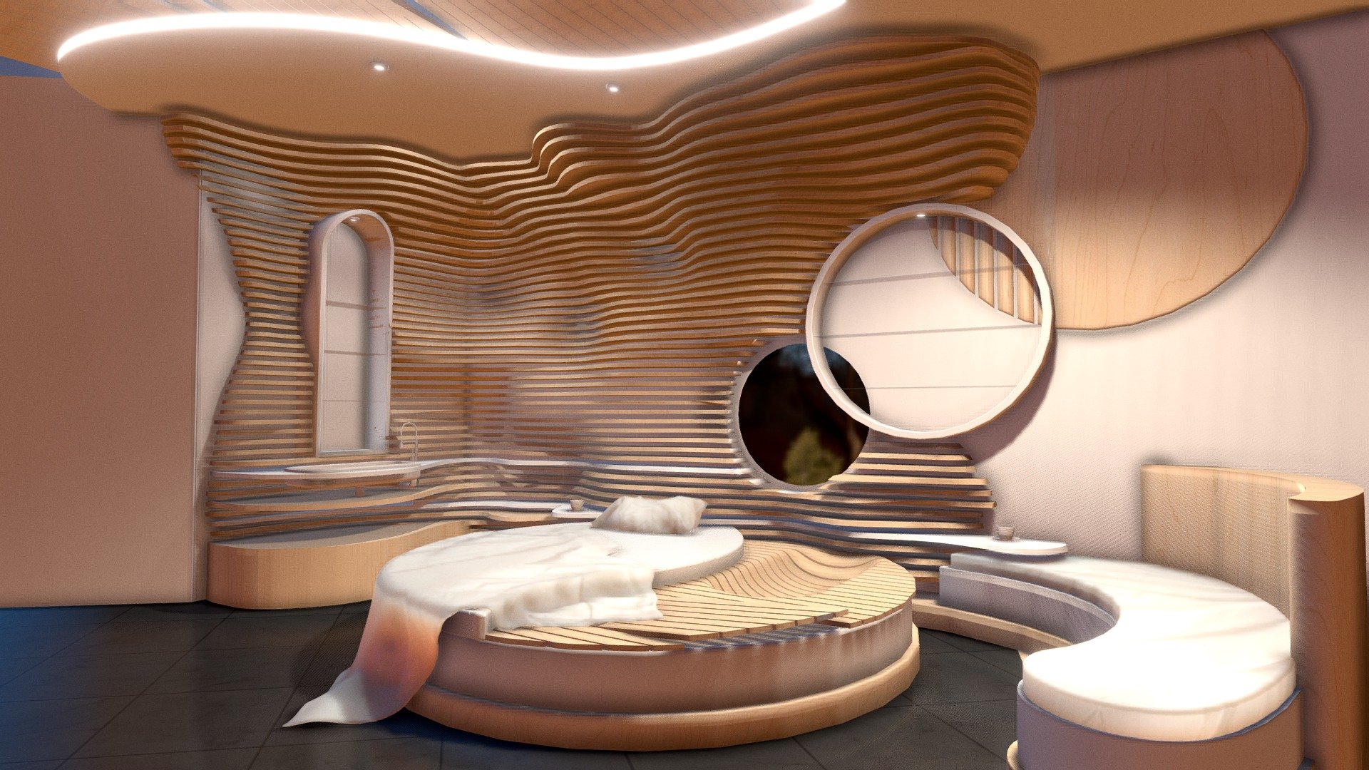 Maternity care room concept
https://www.youtube.com/watch?v=lvZg2gltD9w 


By Haykel Shaba
 - interior concept room wood architecture - Buy Royalty Free 3D model by haykel-shaba (@haykel1993) 3d model