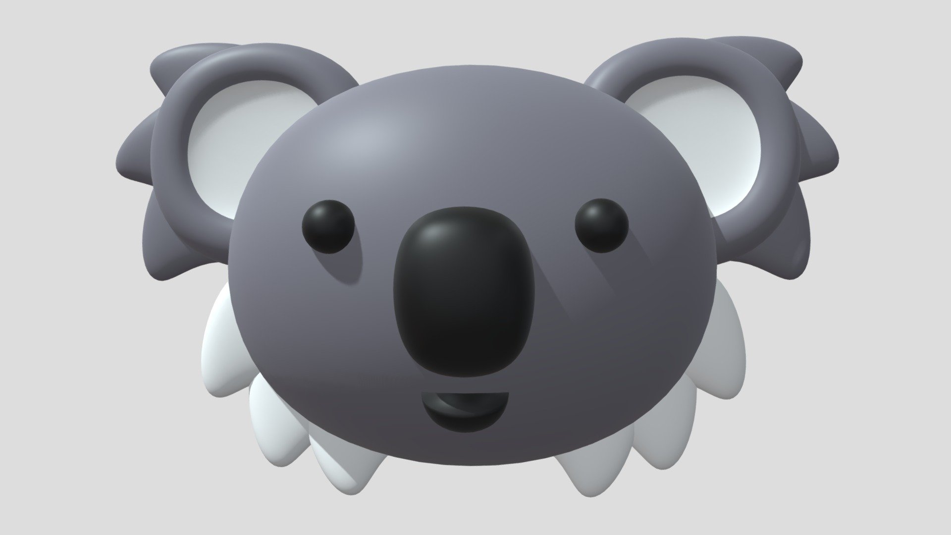 -Cartoon Cute Koala Head.

-This product contains 19 objects.

-Total vert: 16,041 , poly: 15,885.

-Materials have the correct names.

-This product was created in Blender 3.0.

-Formats: blend, fbx, obj, c4d, dae, abc, stl, glb, unity.

-We hope you enjoy this model.

-Thank you 3d model