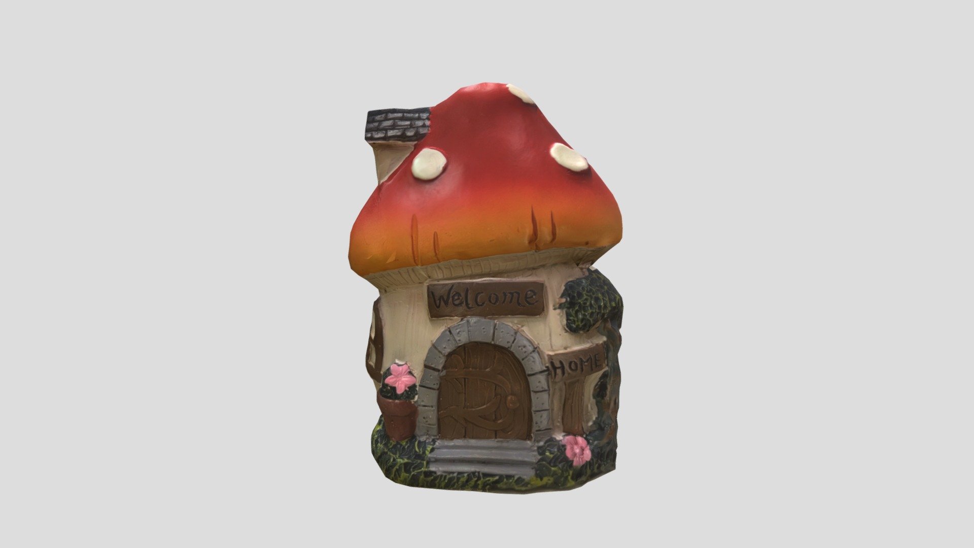 Scan of Mushroom House - Mushroom House - Download Free 3D model by David Wigforss (@dwigfor) 3d model