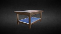 coffee table with glass furniture, table, coffeetable, coffee-table, interior-design, glass, blue, semitransparent