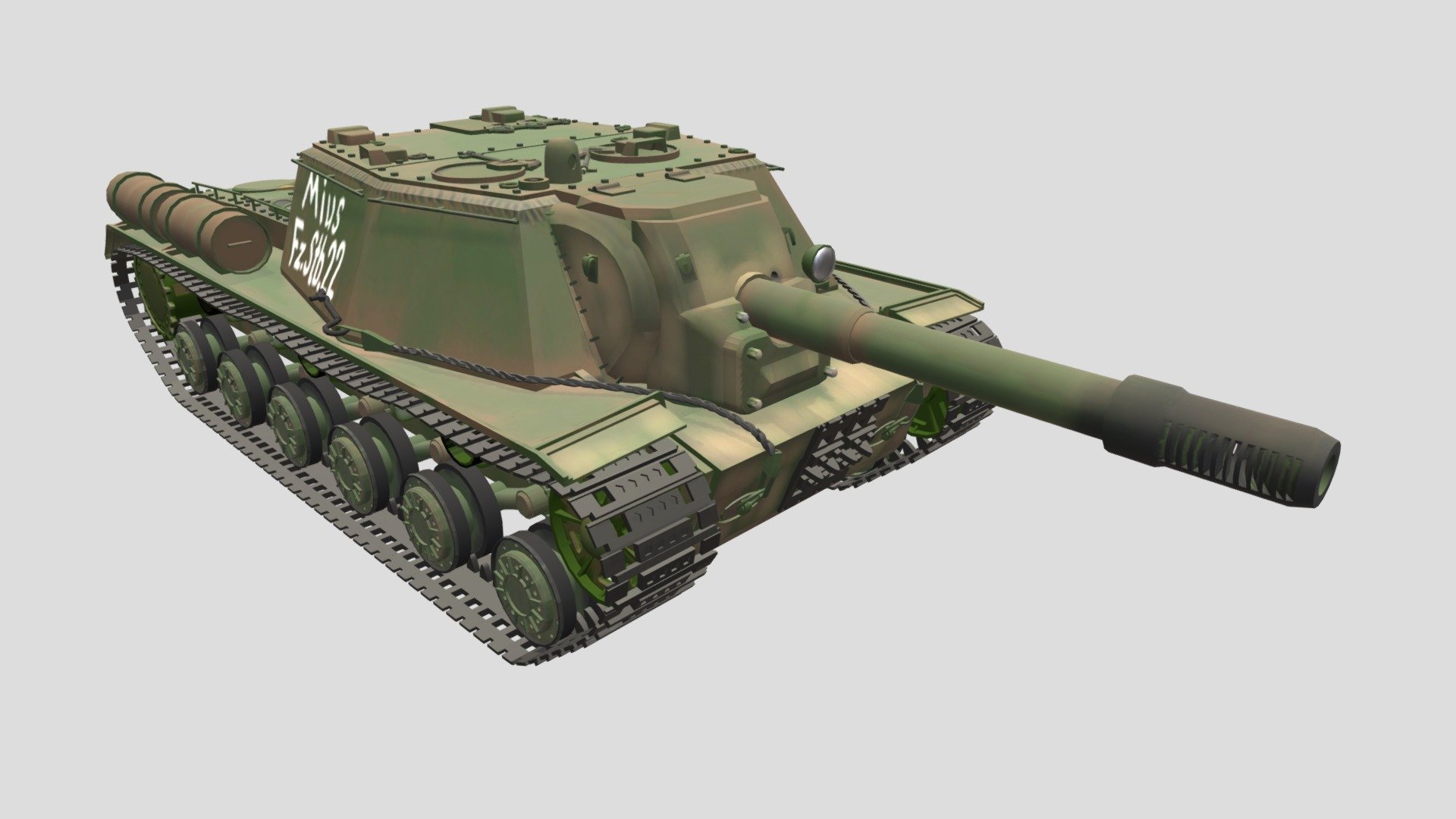 WW2 Soviet Tank Su-152 (KV-14)

採用KV1底盤製作的二戰蘇聯自走砲，張貼到臉書社團
