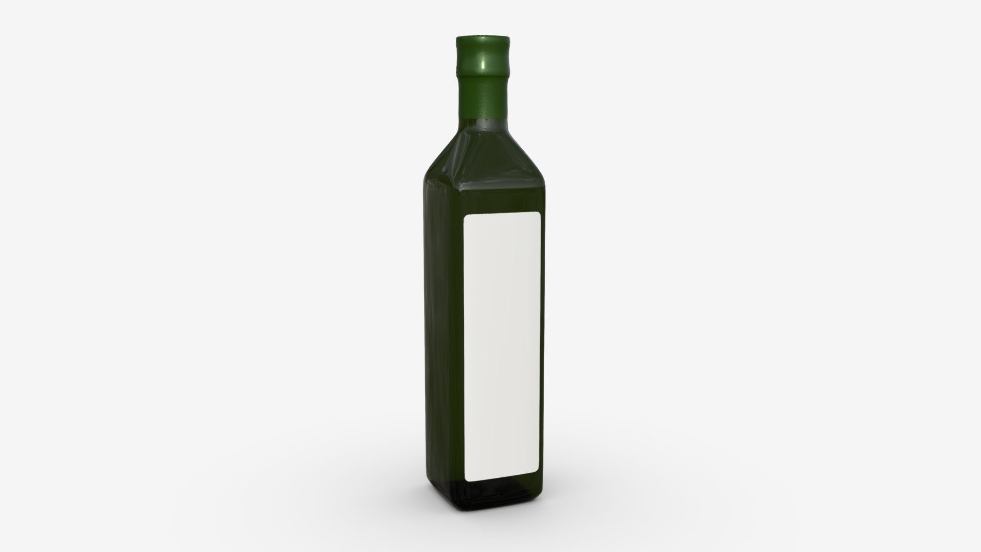 Olive oil bottle with label - Buy Royalty Free 3D model by HQ3DMOD (@AivisAstics) 3d model