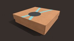 Box with sticker 04 cardboard, box, sticker, carton-box, cardboard-box, cartonbox, papersticker, paper-sticker, adhesive-sticker, boxwithstickers, boxwithsticker, box-with-stickers, bowwithlabel, box-with-label