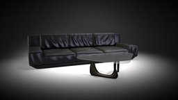Sofa room, sofa, leather, coffee, classic, furniture, table, living, noguchi, design