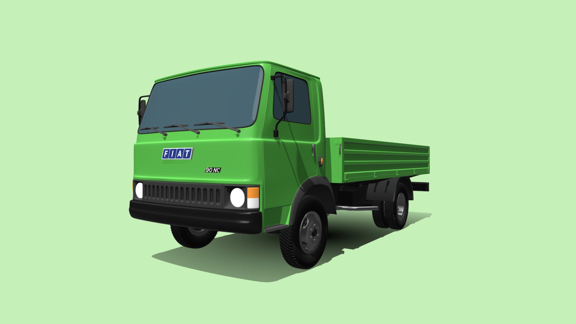 Model of an italian transport truck from the 70s; Fiat 90 NC.

Polygons/Vertices:


Low Poly: 116,163/120,317
High Poly: 427,262/431,628

Available File variants:


BLEND (Modifiers not applied)
OBJ (Low Poly + High Poly)
 - Fiat 90 NC - Buy Royalty Free 3D model by Render at Night (@Render_at_Night) 3d model
