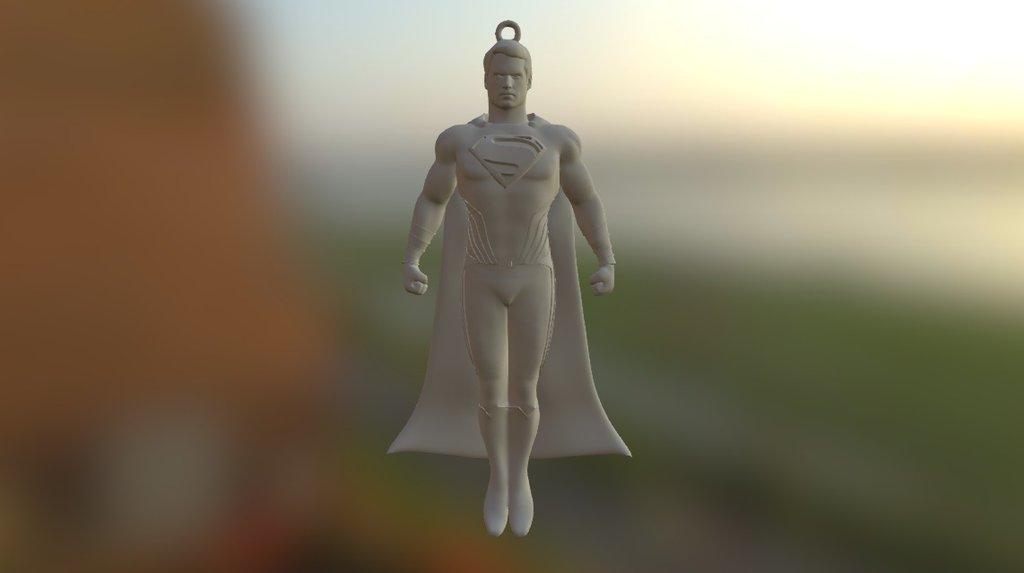 Superman Chaveiro - 3D model by abaiao 3d model