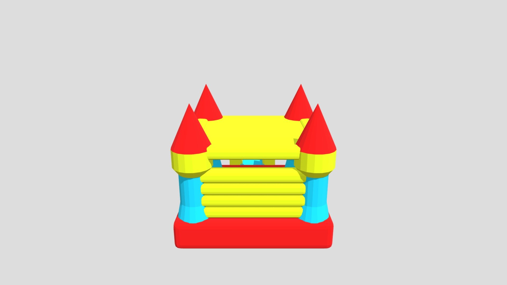 This is a backup of a Poly Asset named Bouncy castle. Saved from Poly by Google. Preview may be without textures, they are still in the Download ZIP with a preview thumbnail 3d model