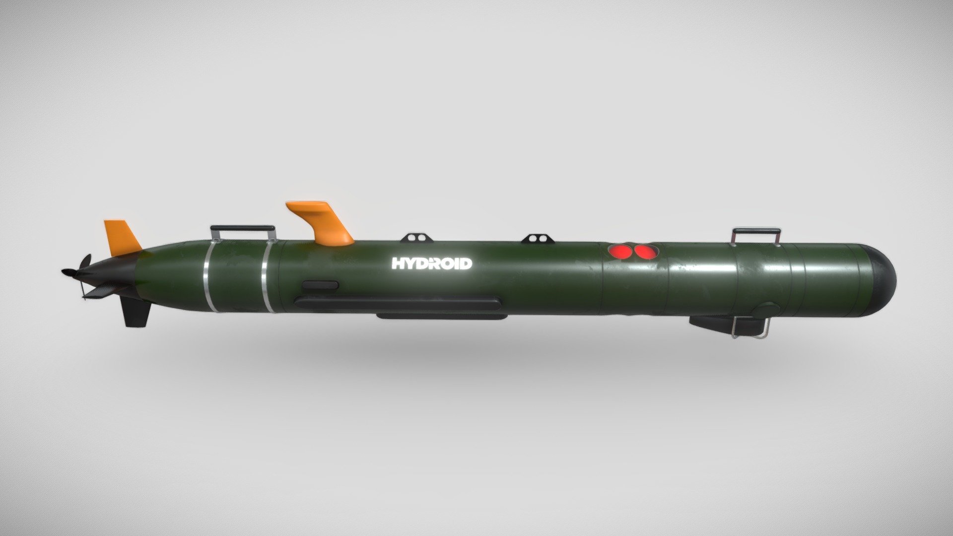 The Remus 100 is a AUV developed by Kongsberg 3d model