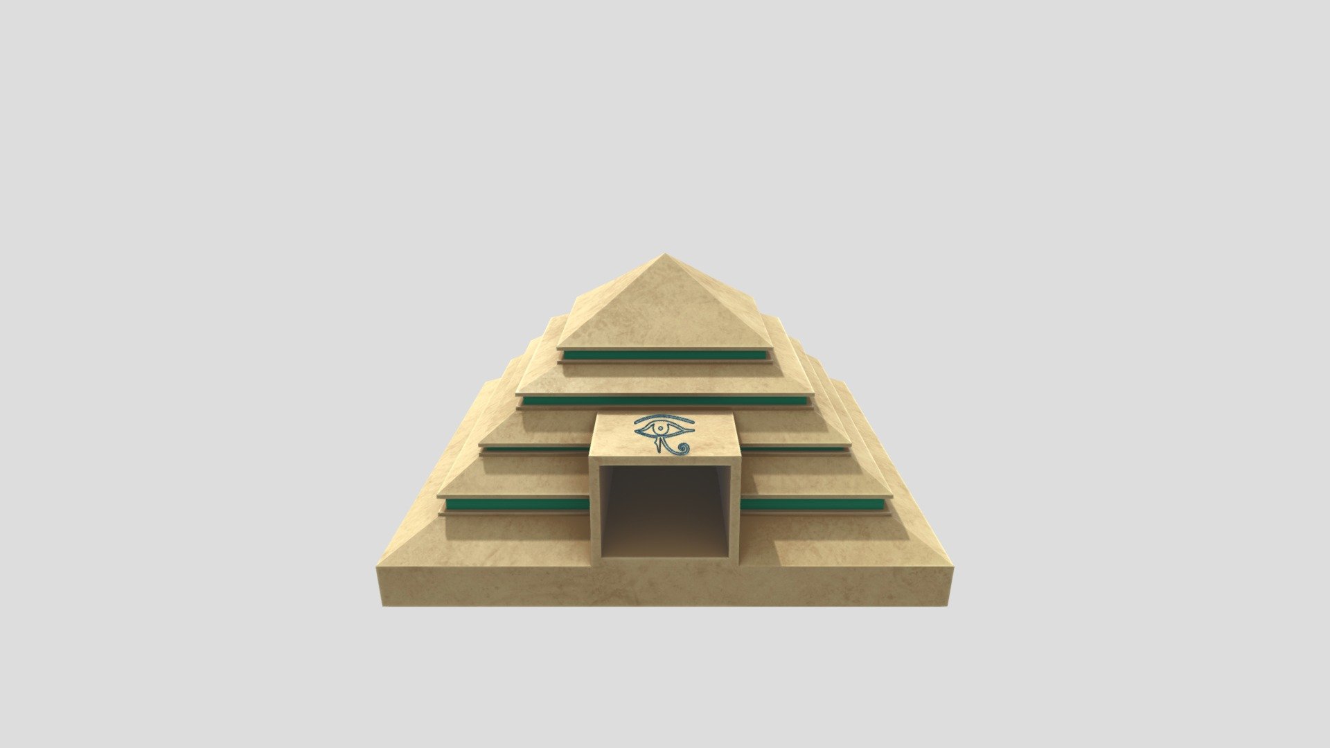 pyramid - 3D model by wedadmohy 3d model
