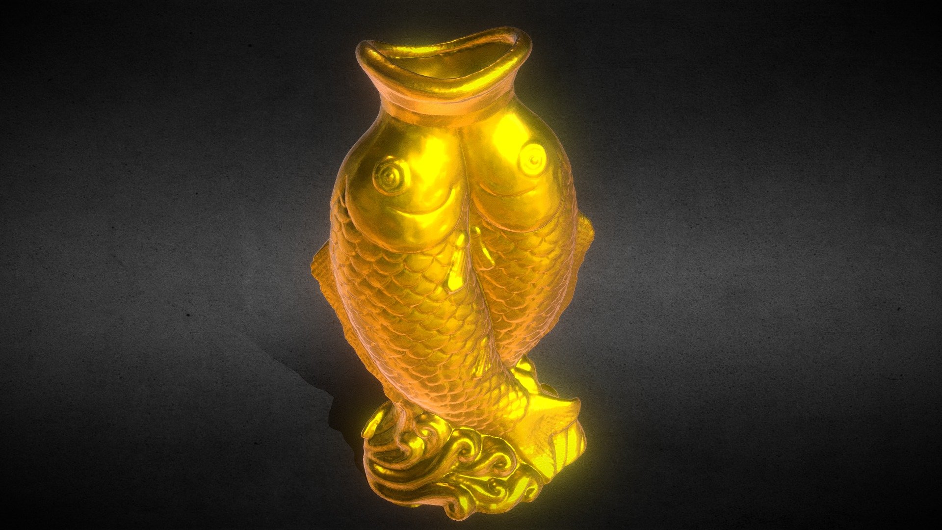 Fish Vase - Buy Royalty Free 3D model by design ap (@like2019) 3d model