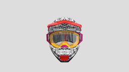 HelmentForLeo blend, moto, motorsport, glass, 3d, blender3d, helmet, sport