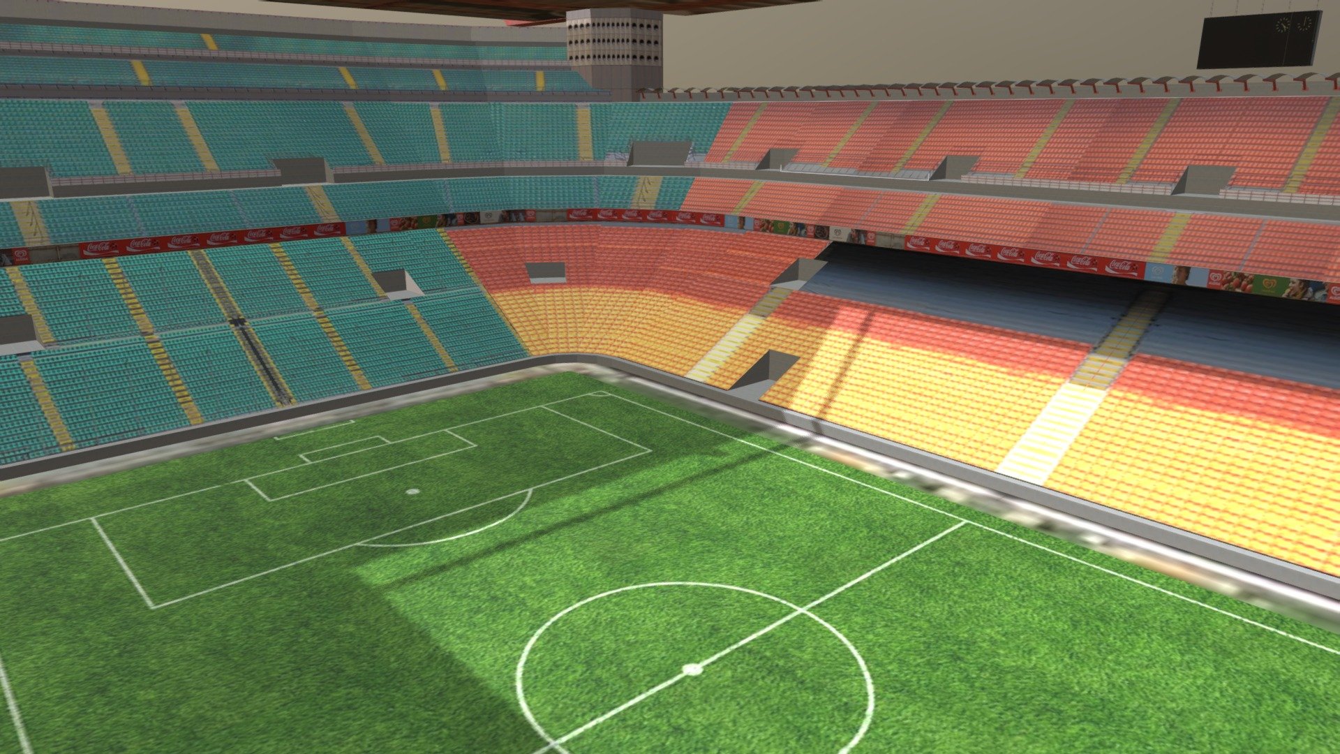 Giuseppe Meazza Stadium - San Siro - Buy Royalty Free 3D model by Görkem Guloglu (@3dgorkem) 3d model