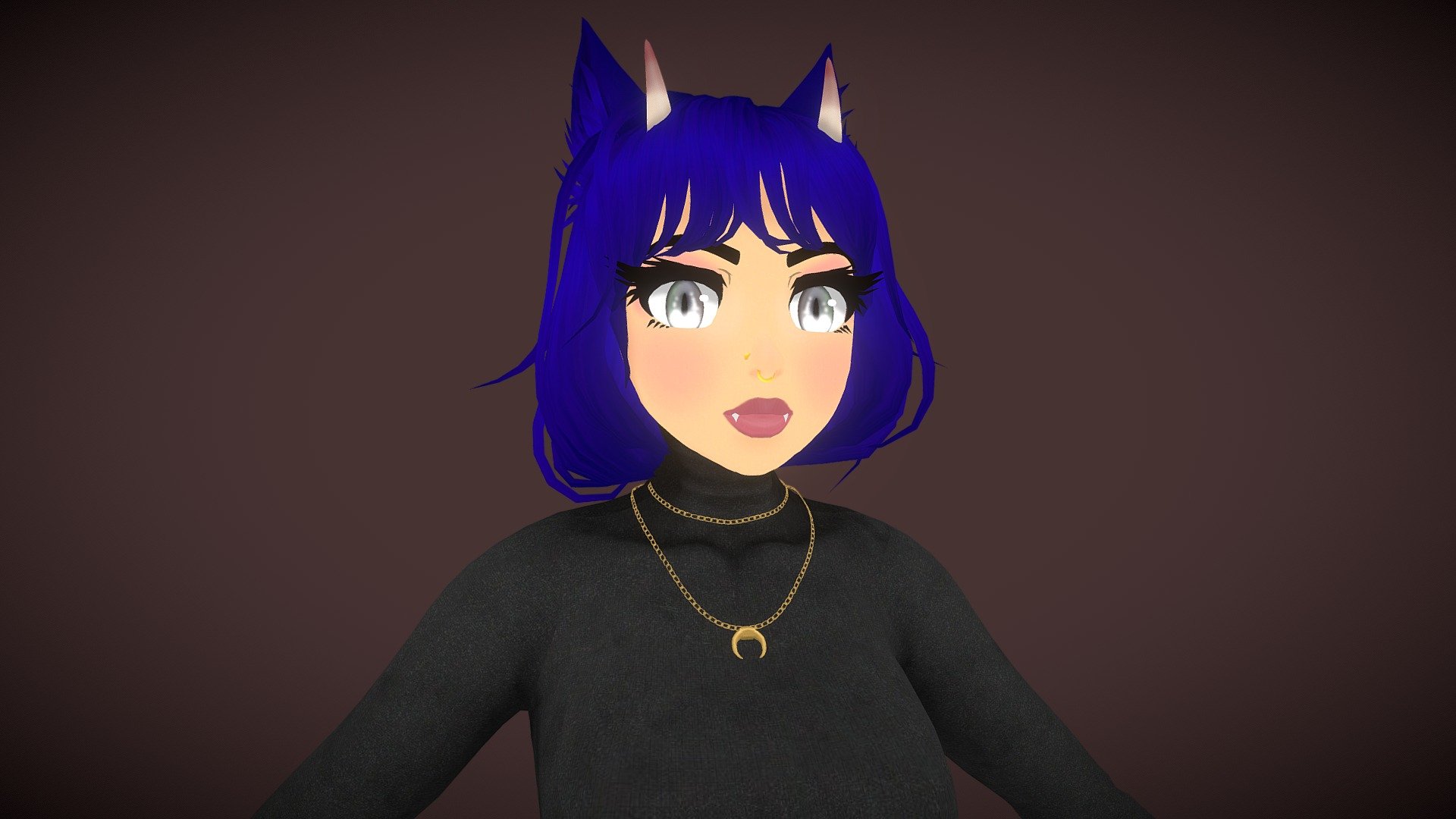Avatar Created for Trixi Shadowfur for use in VRChat - [VRChat Avatar] Trixi - 3D model by Phiona Blake (@Arianwen75) 3d model