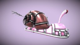 Mecha Snail mechanic, snail, toon, mechanical, tech, robotic, shell, cosmic, mecha, cyborg, metal, iron, eevee, snail-cartoon-l, character, sci-fi, futuristic, technology, creature, animation, cycles, anime, robot, rigged, snail-shell, sciencee-fiction