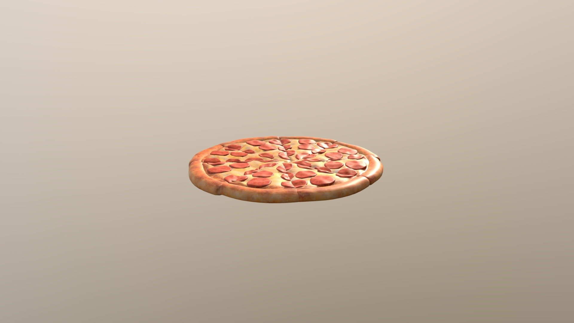This is a 3d Model of A whole Pizza that can be split into 3D slices-Pizza  It's a fun model for any food  project  enjoy!
    all 3D files are available upon request ( just shoot an email to the artis)
Pizza is one of the most popular food items at a party!  Pizza Food 3D Model.
    *recommended 3D Editors
    Blender
    Unity
    Unreal


**Buy Now**
 - Pizza Food 3D Model - Buy Royalty Free 3D model by Jason Lawson (@numonegames) 3d model