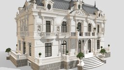 Aristocratic Mansion ornate, palace, residential, luxury, edwardian, classic, mansion, house, aristocratic