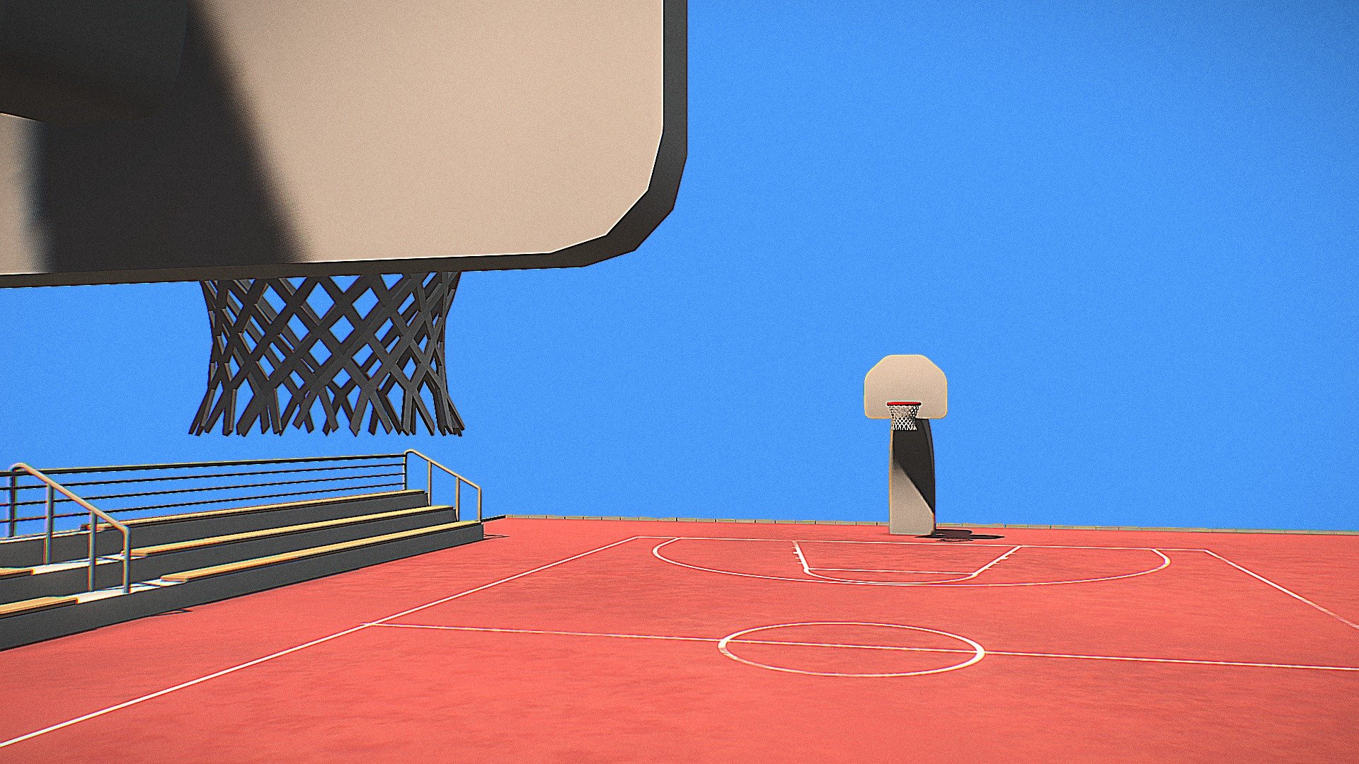 Check out this basketball court! - Where Amazing Happens - 3D model by JetPack 3d model