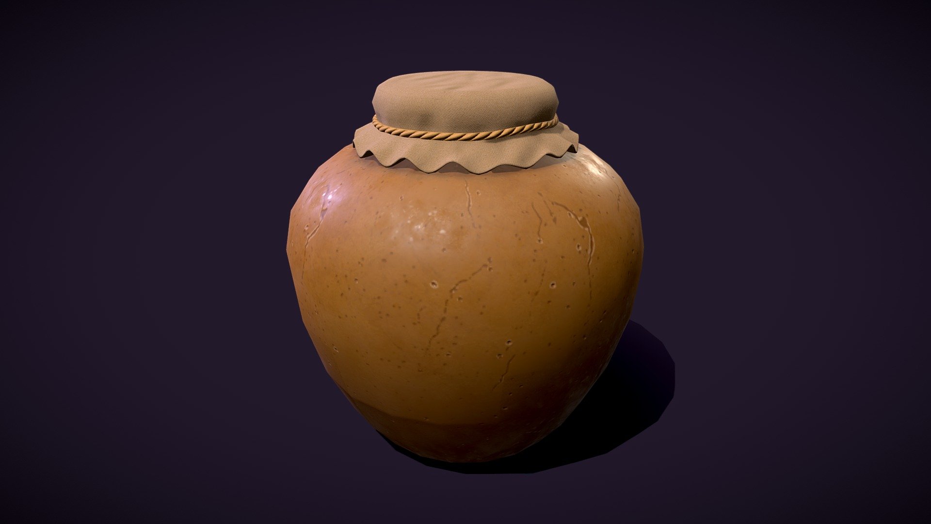 Stylized Medieval Large Vase with Stylized PBR Textures. Suitable for any scene. Ready to use in any project.

Are you liked this model? Feel free to take a look on my another models! Here

Features:

.Fbx, .Obj, .Uasset and .Blend files.

Low Poly Mesh game-ready.

Real-World Scale (centimeters).

Unreal Project: 4.20+

Custom Collision for Unreal Engine 4 (Handmade).

Tris Count: 1,740.

Number of Textures:5

Number of Textures (UE4): 3

PBR Textures (1024x1024) (PNG).

Type of Textures: Base Color, Roughness, Metallic, Normal Map and Ambient Occlusion (PNG)

Combined RMA texture (Roughness, Metallic and Ambient Occlusion) for Unreal Engine (PNG) 3d model