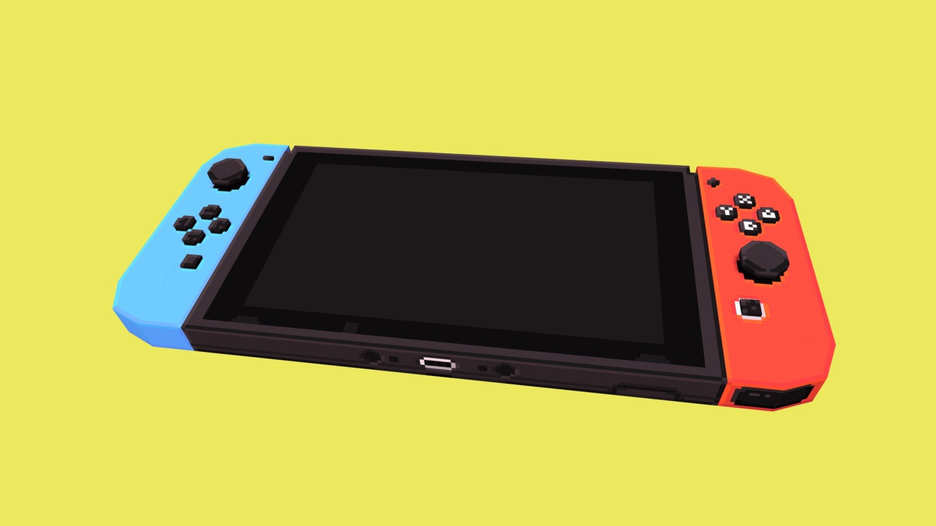 Nintendo switch made in blockbench! - Switch - Blockbench - Download Free 3D model by CookiesNom 3d model