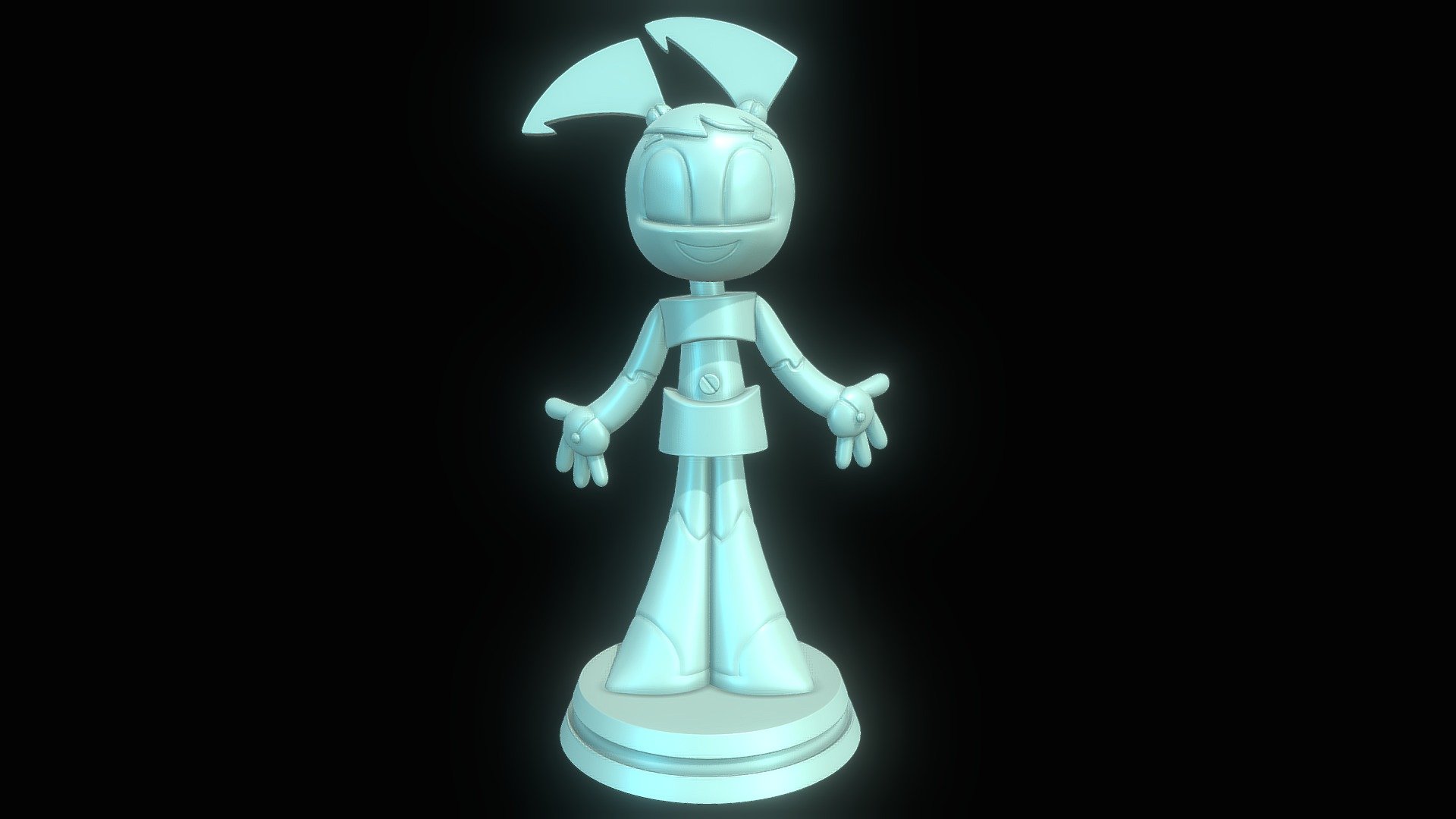 Character from My life as a teenage robot - Jennifer Wakeman - 3D print - Buy Royalty Free 3D model by SillyToys 3d model
