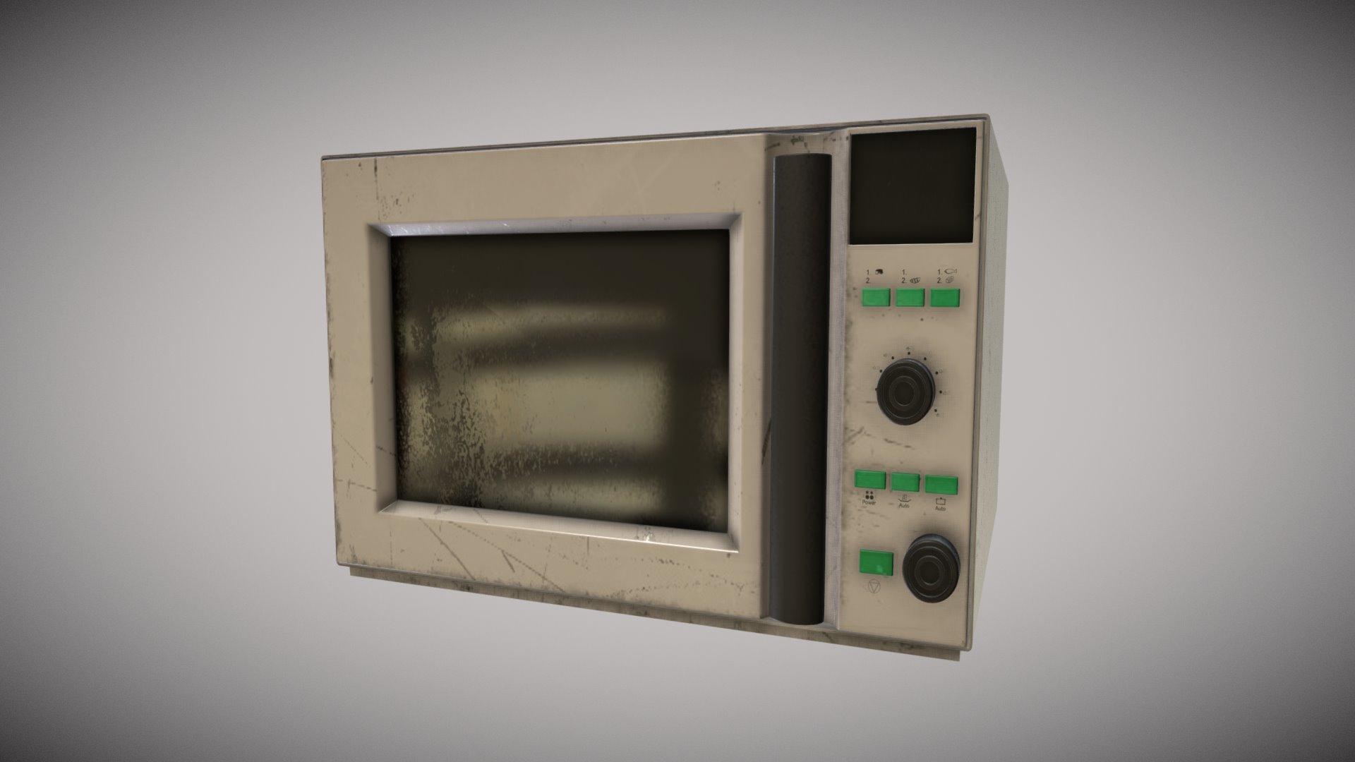 Only ONE Material&hellip; - Microwave - 3D model by Francesco Coldesina (@topfrank2013) 3d model